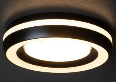 Kanlux Deckenleuchte Einbau Downlight ELICEO ST DSO B/B schwarz rund