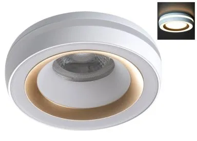 Kanlux Deckenleuchte Einbau Downlight ELICEO ST DSO W/G weiss gold rund