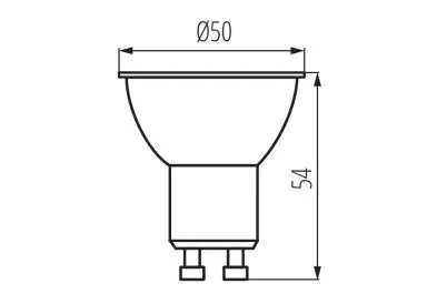 Kanlux GU10 LED Spot Smart 4,7W RGB + CCT