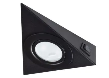 Kanlux Möbelunterbauleuchte G4 - schwarz matt mit Schalter - ZEPO LFD-T02/S-B
