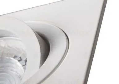 Kanlux Deckenleuchte SEIDY CT-DTL250-W/M Einbau schwenkbar weiß matt eckig doppel