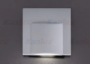Kanlux LED-Wandeinbauleuchte Treppenleuchte ERINUS grau eckig
