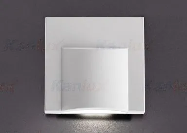 Kanlux LED-Wandeinbauleuchte Treppenleuchte ERINUS weiss eckig
