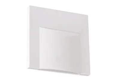 Kanlux LED-Wandeinbauleuchte Treppenleuchte ERINUS weiss eckig