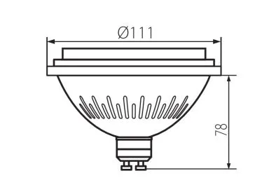 Kanlux Led-Leuchtmittel IQ-LED ES111 12 Watt Dimmbar
