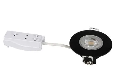 Kanlux Downlight FIZU LED 4,8W IP44 Rahmen schwarz neutralweiss