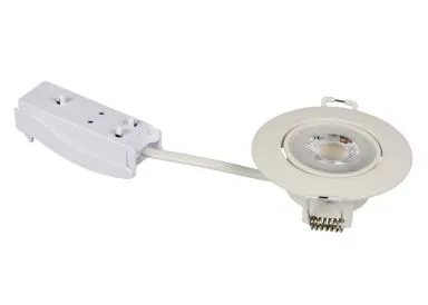 Kanlux Downlight FIZU LED 4,8W Rahmen weiss schwenkbar warmweiss