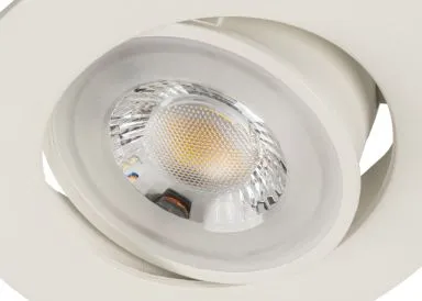 Kanlux Downlight FIZU LED 4,8W Rahmen weiss schwenkbar warmweiss