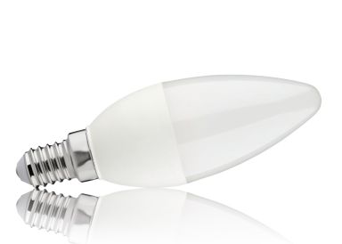KANLUX LED-Leuchtmittel IQ-LED C35 E14 5,9 Watt Milchglas neutralweiss