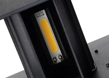 Kanlux Aluminium UP/Down REKA 7W IP54 graphit eckig Bewegungsmelder
