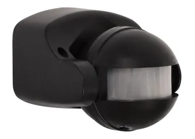 Kanlux PIR Aufputz Bewegungsmelder + Dämmerungsschalter in weiß oder schwarz IP44 auch für LED