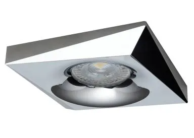 Kanlux Design Einbaustrahler BONIS DSL-C chrom eckig asymetrisch
