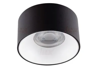KANLUX Einbaudownlight MINI RITI GU10 schwarz/weiss