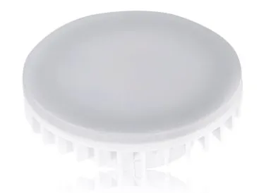 GX53 LED Einbauleuchten Set flach Aluminium gebürstet rund mit LED GX53 Markenlampe von Kanlux 9w