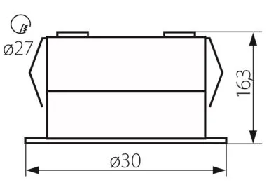 Kanlux LED Einbauspot Imber 30mm IP65