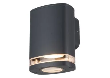 Kanlux Außenleuchte Wandleuchte ZEVI W EL 1GU10 G graphit 1 x GU10