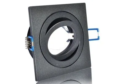 Premium Einbaurahmen aus Aluminium schwarz matt eckig