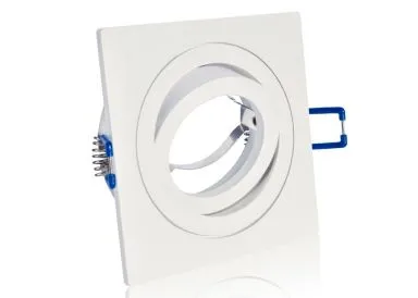 Premium Einbaurahmen aus Aluminium weiss matt eckig