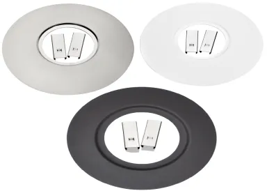 Druckguss Ausgleichsblende für Einbaurahmen 135mm verschiedene Farben