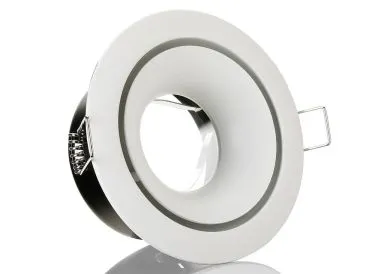 Aluminium Einbaustrahler Lugo mit dekorativem Lichtkranz