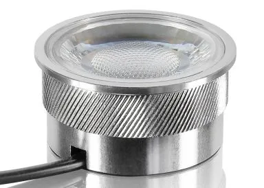 Flat LED Modul 5W Dimmbar Ultraflach 50mm Aluminium Linsenglas