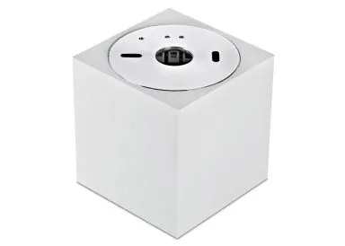 LED Aufbaustrahler Set Würfel Cube Aluminium gebürstet weiß mit LED Premiumspot Kanlux IQ-LED 5 Watt