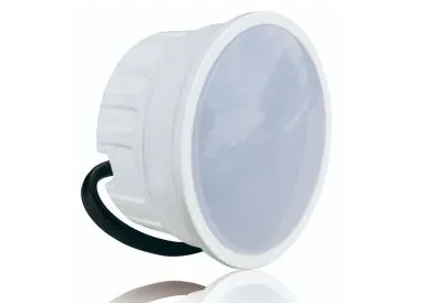 Flat LED Modul 5W PE 50mm 230V Milchglas Warmweiss