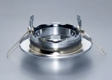 Einbaurahmen aus Metall - Rund - Chrom