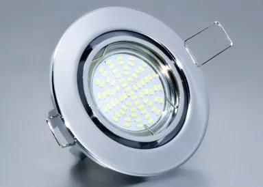 Einbaurahmen aus Metall - Rund - Chrom