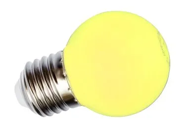 McShine LED Tropfenlampe Gelb E27 1W 230V