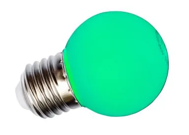 McShine LED Tropfenlampe Grün E27 1W 230V