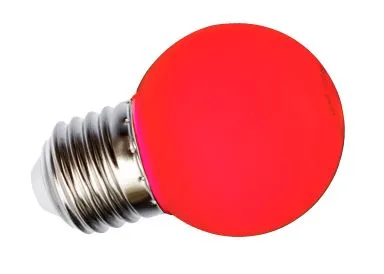 McShine LED Tropfenlampe Rot E27 1W 230V