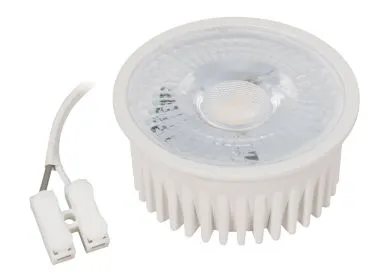 Flat LED Modul McShine MCOB, 5W, 400 Lumen, 50x25mm, warmweiß - neutralweiß Linsenglas