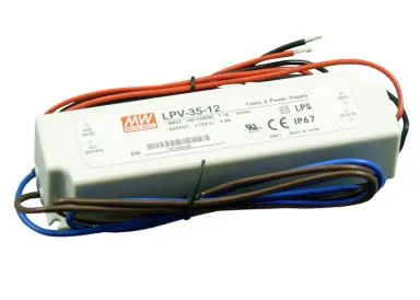 Mean Well LED Trafo 36W Waterproof (Wasserdicht) LPV-35-12