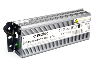 Nextec LED Trafo 150W Treiber Montagenetzteil Slim Serie IP67