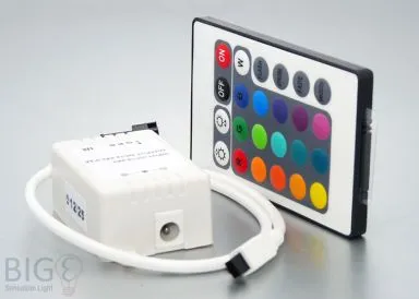 Nextec LED Streifen Mini RGB Controller mit IR Fernbedienung