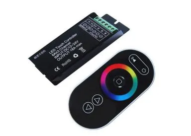 Nextec LED Stripes RGB Touch Controller mit Funkfernbedienung schwarz 18A