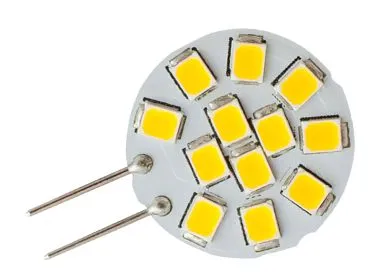 LED Stiftsockellampe, G4, 12V, 1,2W, 12 LEDs, 20mm, 160lm, warmweiß, 110mA