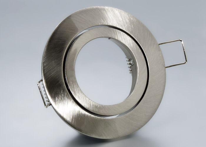 Druckguss Einbaustrahler eisengebürstet - schwenkbar