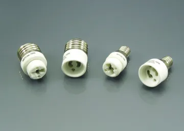 Hochvolt Leuchtmitteladapter E14 und E27 auf G9 und GU10