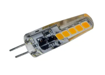 Chilitec SMD LED Birne G4 2 Watt 12 V für jeden Trafo Silikon ummantelt