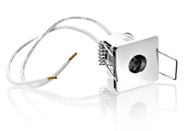 Massiver Einbauspot Chrom 4eckig - Sternenhimmel