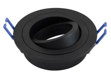 Einbaurahmen McShine KL-89 rund, schwenkbar, matt schwarz