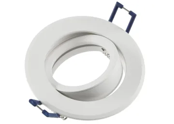 Aluminium Einbaustrahler weiß matt - schwenkbar - Klickverschluss - Chilitec...
