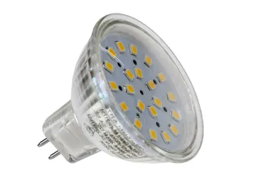 Chilitec LED Strahler MR16 H40 SMD 120 Grad, 3000k, 330lm, 12V/3W, warmweiß