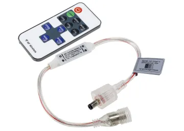 Funk-Controller für LED-Stripes mit Fernbedienung, 12-24V, 72Watt