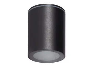 Kanlux Aluminium Deckenleuchte AQILO IP65 DSO-B schwarz rund