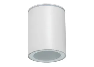 Kanlux Aluminium Deckenleuchte AQILO IP65 DSO-W weiss matt rund