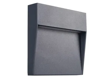 Kanlux Duli LED-Außenwandleuchte LED fest eingebaut 4 W Anthrazit IP54