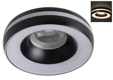 Kanlux Deckenleuchte Einbau Downlight ELICEO DSO B/B schwarz rund